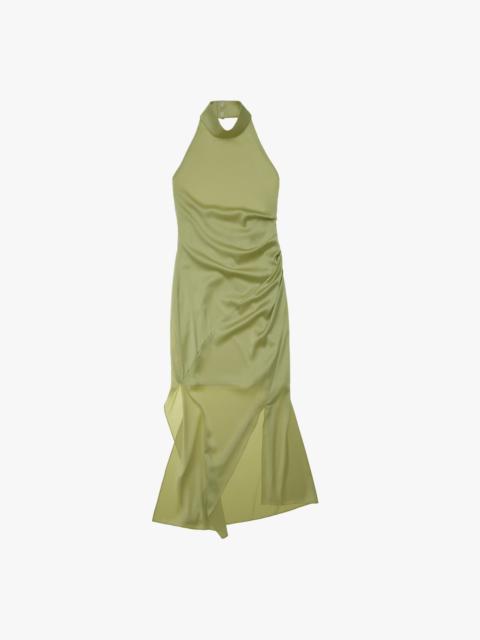 Helmut Lang STRETCH SILK HALTER DRESS