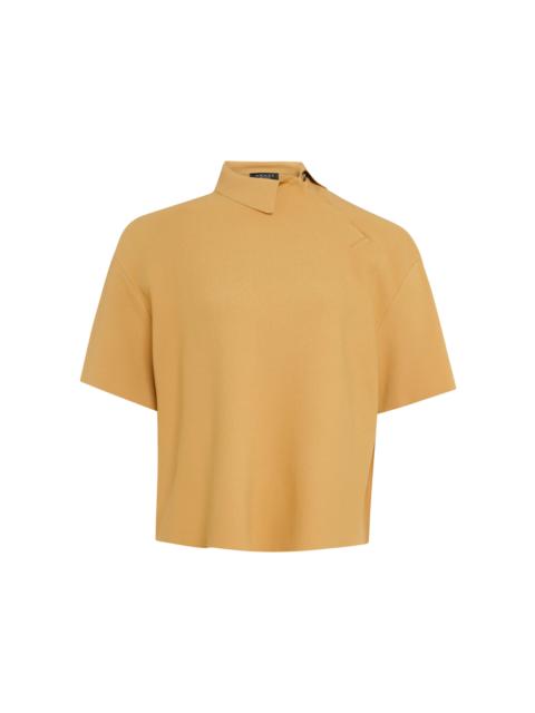 A.W.A.K.E. MODE Knitted Rugby Top nude