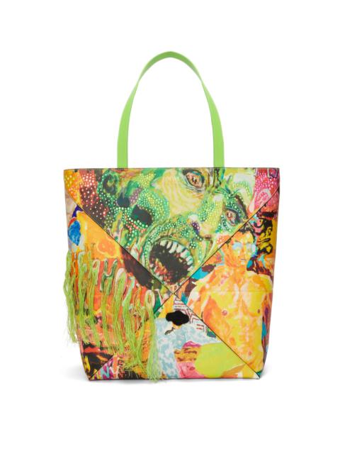 Loewe XL Puzzle Fold tote in classic calfskin