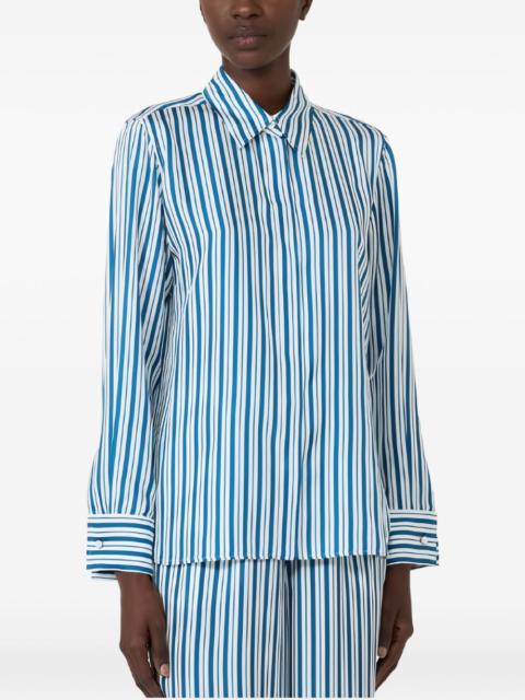 Max Mara striped silk shirt