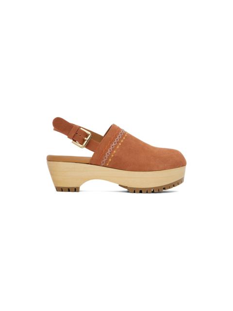 See by Chloé Orange Pheebe Clogs