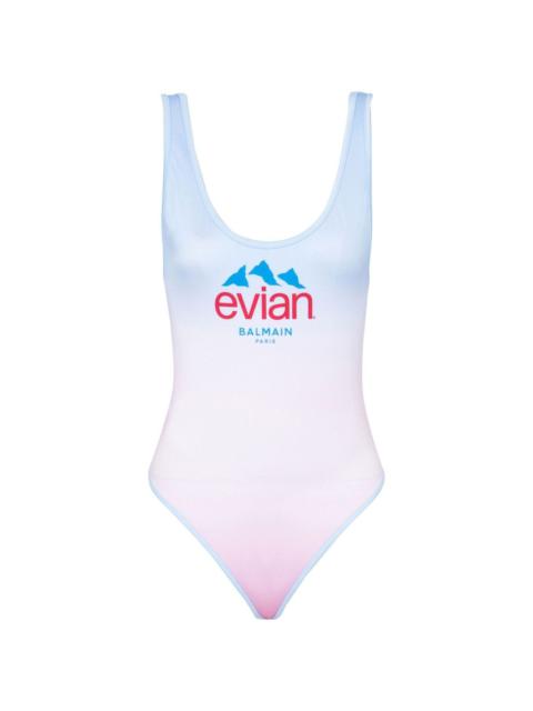 Balmain x Evian gradient-effect swimsuit