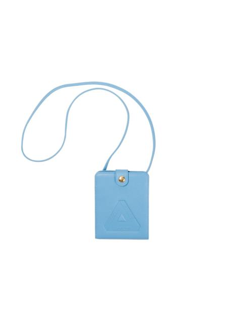 PALACE PALACE LEATHER HANGING WALLET BLUE