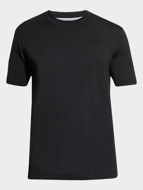 Brunello Cucinelli Men's Marled Crewneck T-Shirt