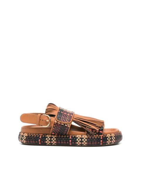 ULLA JOHNSON Alba leather sandals