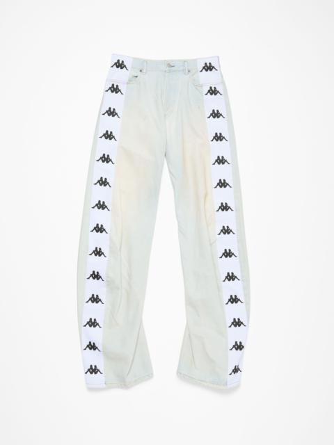 Acne Studios Loose fit jeans - 2006M Acne Studios x Kappa - Light blue/white