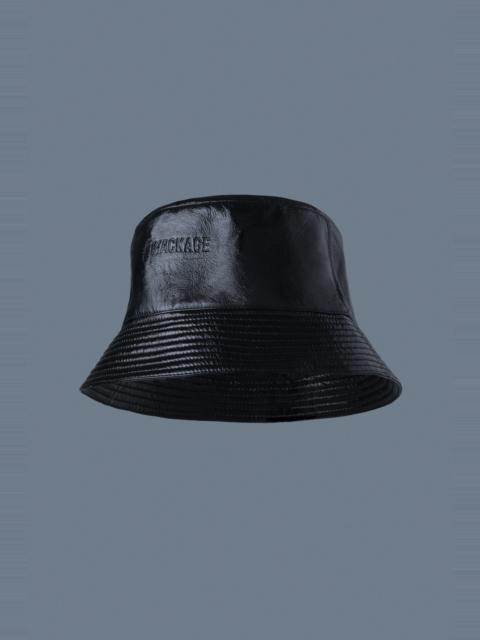WOLFFE-L Leather Logo Bucket Hat