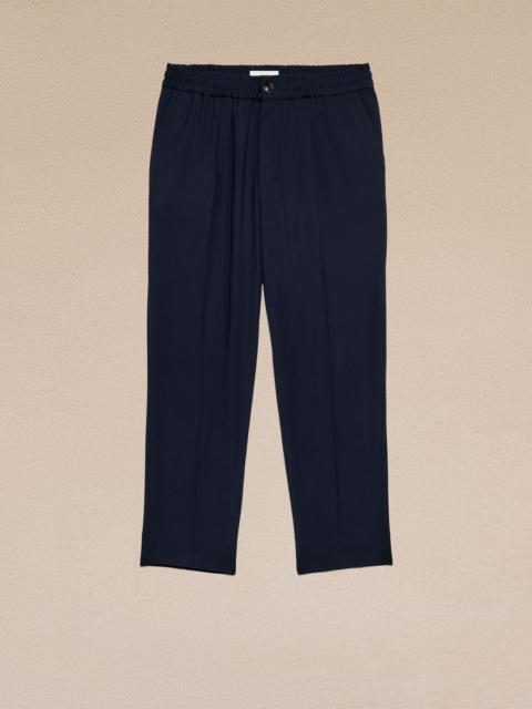 AMI Paris Elasticated Waist Cropped Fit Trousers