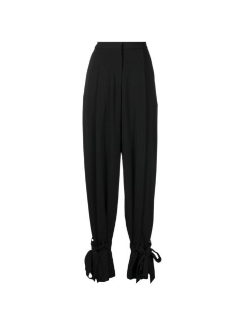 slit-detail trousers