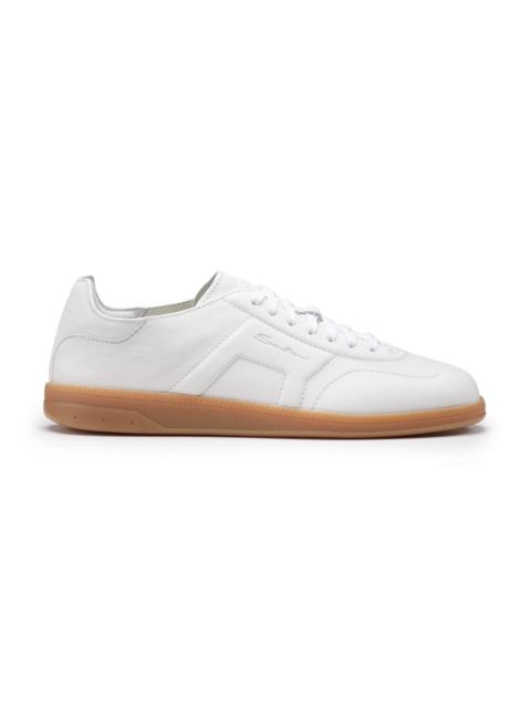 Men's white leather DBS Oly sneaker