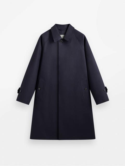 Mackintosh Lauder Rubberised 3/4 Length Oversized Coat