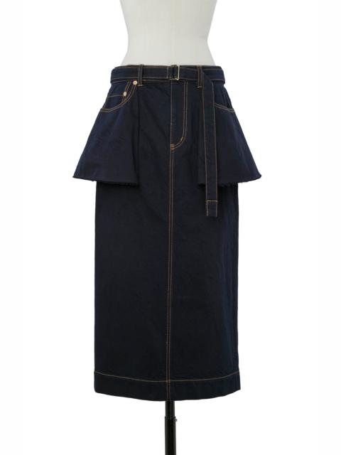 sacai Denim Skirt