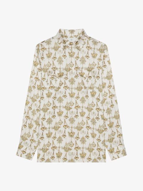 Givenchy PRINTED CHANDELIER SHIRT IN SILK