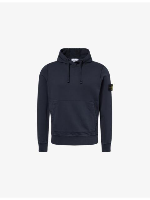 Stone Island Brand-Badge Relaxed-Fit Cotton Hoody