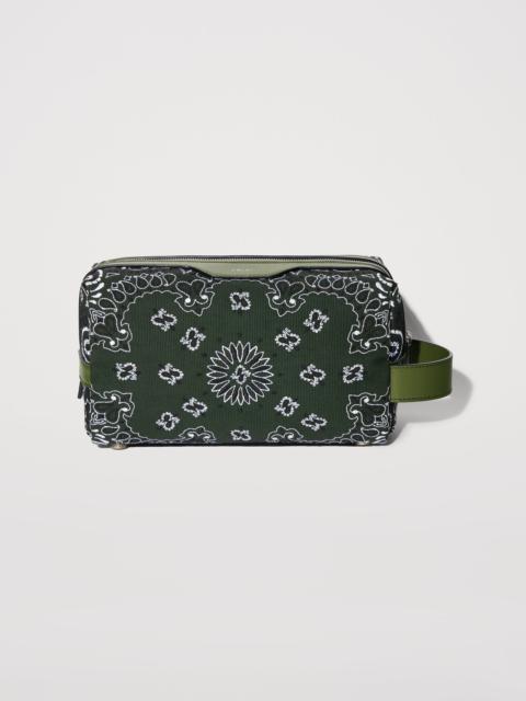 AMIRI CANVAS BANDANA DOPP KIT CASE