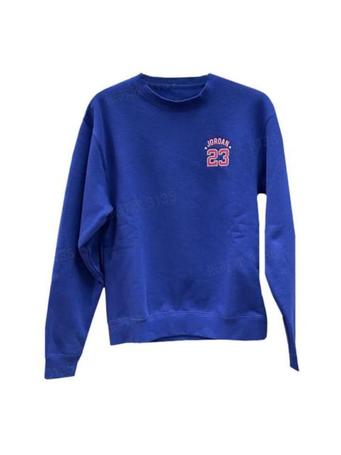 Jordan Air Jordan Fleece Crew Sweatshirt 'Blue' DR6421-455
