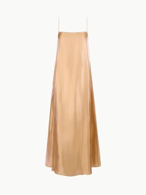 STAUD STAUD DELFINA DRESS ROSE GOLD