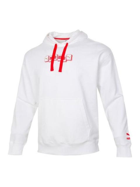 PUMA PUMA Series Back Printing Sports Pullover White 531299-02