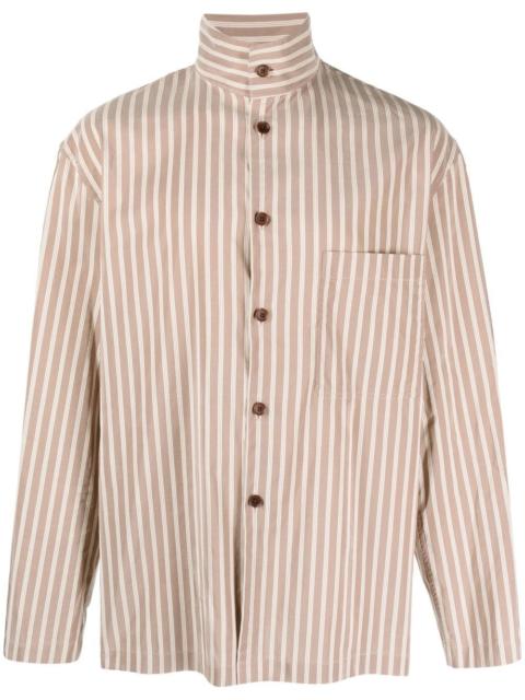 Lemaire long-sleeve striped shirt