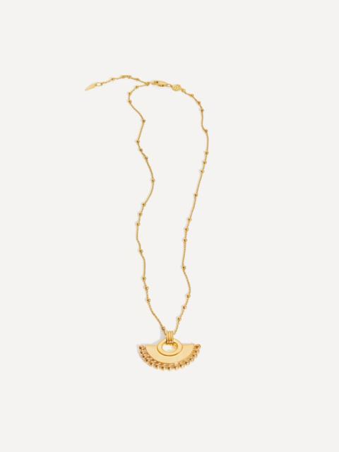 MISSOMA 18ct Gold-Plated Vermeil Silver Zenyu Fan Pendant Necklace