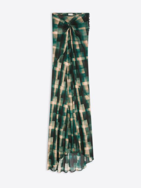 Dries Van Noten LONG DRAPED SKIRT