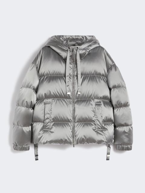 Max Mara CROCHET Down jacket in water-repellent technical satin