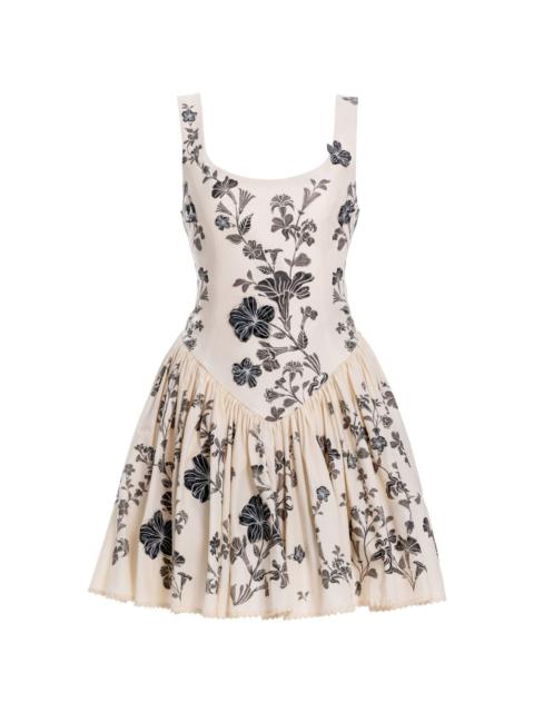 Agua by Agua Bendita Pluma Guayacan mini dress