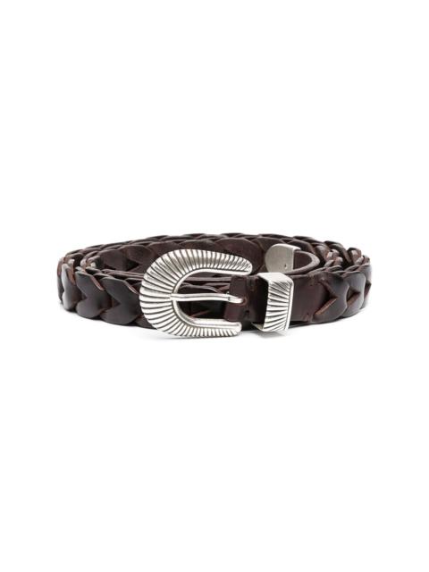 Golden Goose Juno woven detail belt