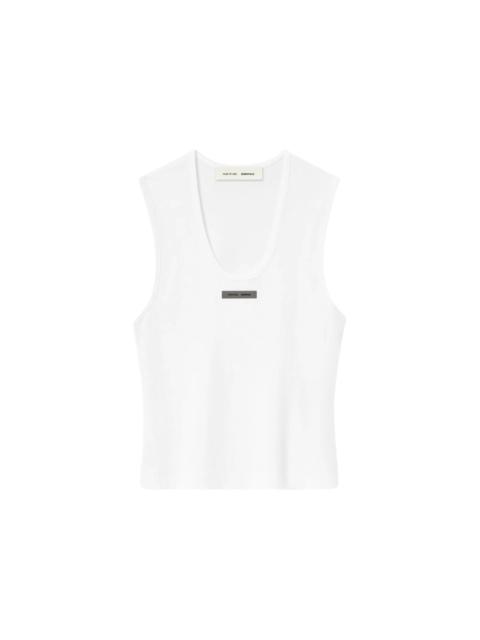 ESSENTIALS Fear of God Essentials Womens Rib Tank Cloud White