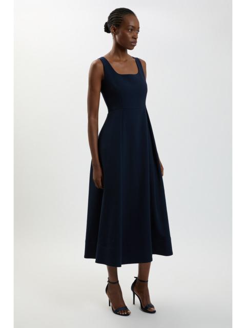 KAREN MILLEN Tailored Full Skirt Midi Dress