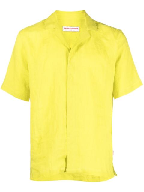 ORLEBAR BROWN Maitan linen short-sleeve shirt
