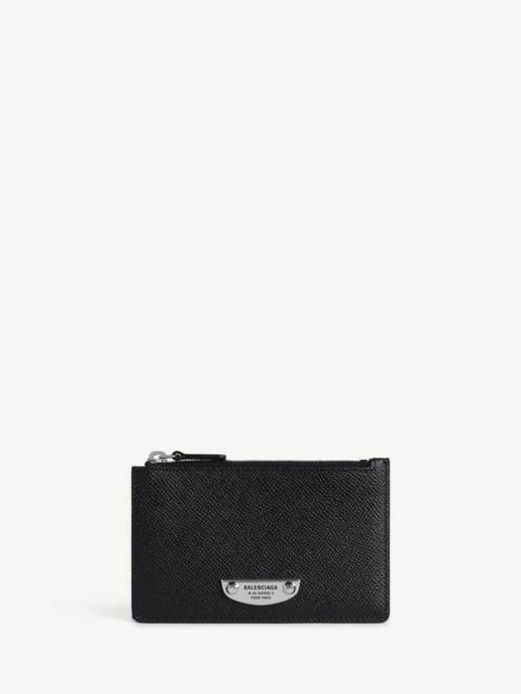 BALENCIAGA Men's Le City Uptown Long Coin And Card Holder in Black