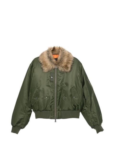 Andersson Bell fur collar bomber jacket
