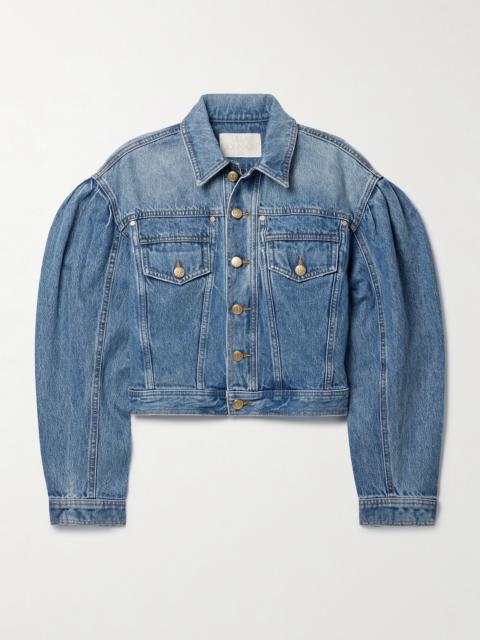 ULLA JOHNSON The Cosette Cropped Denim Jacket
