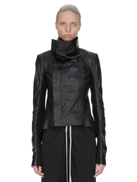 Rick Owens Naska leather biker jacket Black