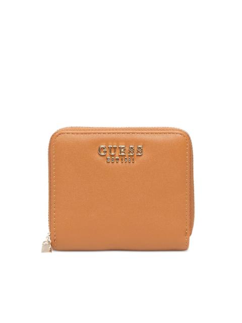 GUESS USA logo-plaque zip-around wallet