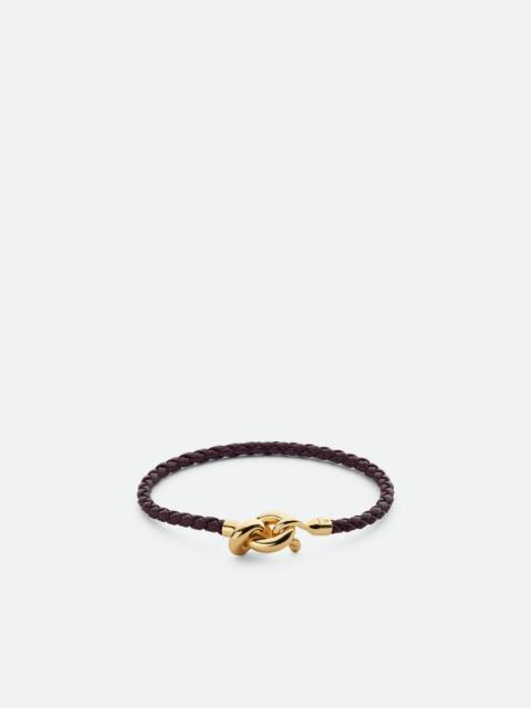 Bottega Veneta Leather Knot Bracelet
