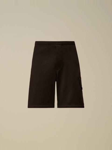 C.P. Company Diagonal Raised Fleece Cargo Sweatshorts