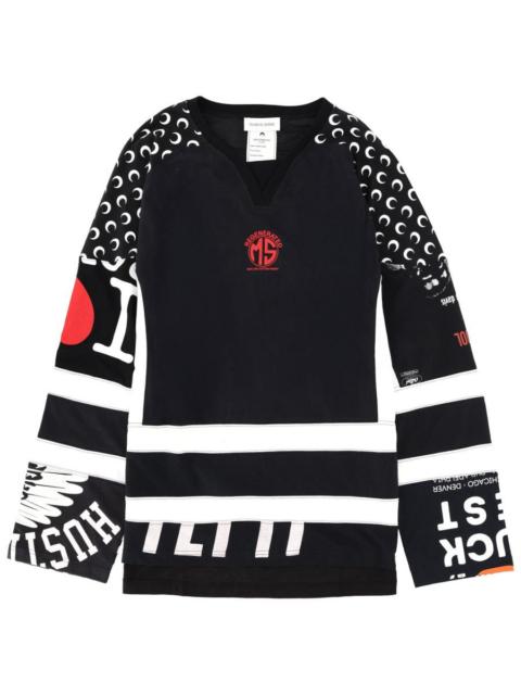 Marine Serre Marine Serre "Upcycle Graphic" Field Hockey T-Shirt