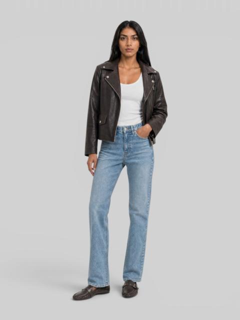 The Kooples BROWN LEATHER JACKET
