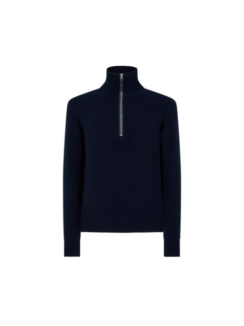 CASHMERE BLEND HALF ZIP