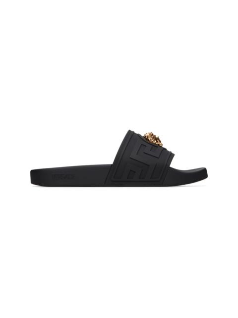 VERSACE Black 'La Medusa' Slides
