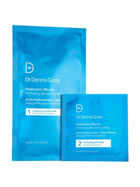 Dr. Dennis Gross Skincare Dr Dennis Gross Hyaluronic Marine Hydrating Modeling Mask (4 count)