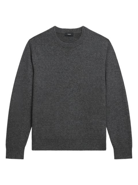 Theory Men's Hilles Cashmere Crewneck Sweater - Charcoal Melange