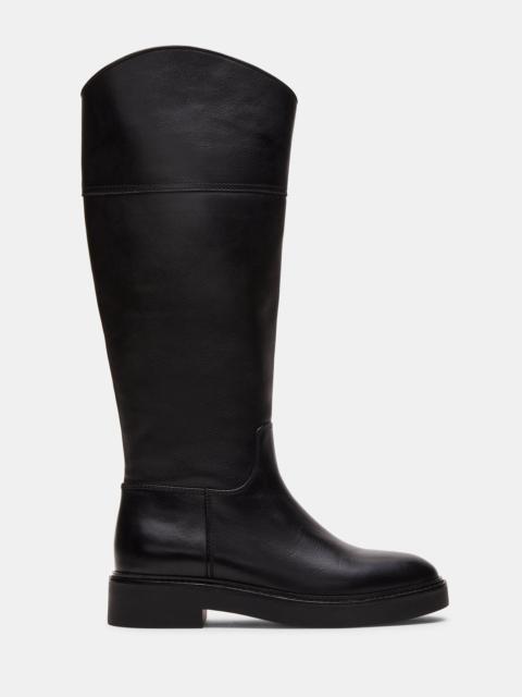 STEVE MADDEN RADKE BLACK LEATHER