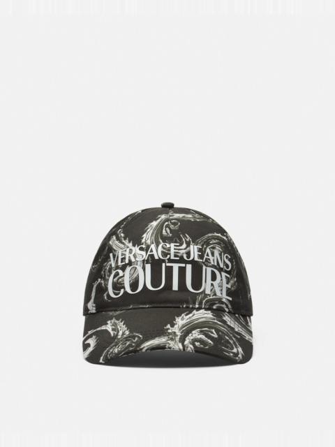 VERSACE JEANS COUTURE Chromo Couture Logo Baseball Cap