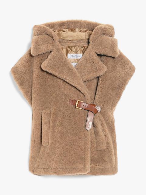Max Mara LANOSO4 Teddy-fabric gilet cape