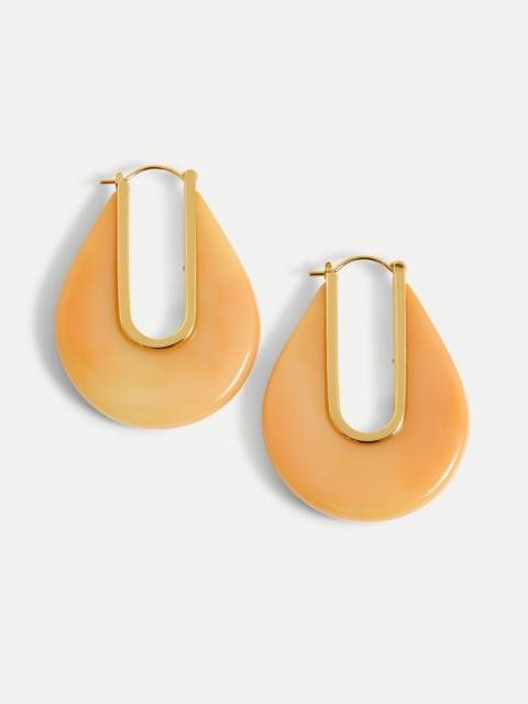 VERONICA BEARD RESIN DROP HOOP EARRING