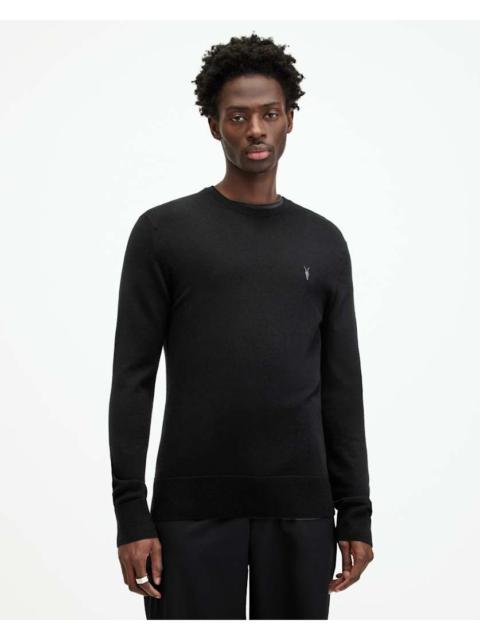 ALLSAINTS MODE MERINO CREW NECK RAMSKULL SWEATER
