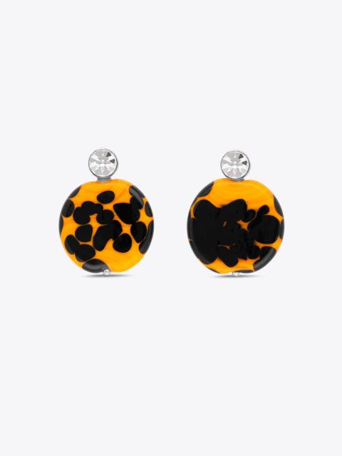 Dries Van Noten HANDMADE PAINTED EARRINGS